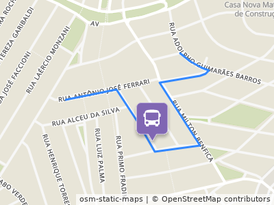 Mapa da parada