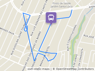 Mapa da parada