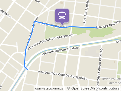 Mapa da parada