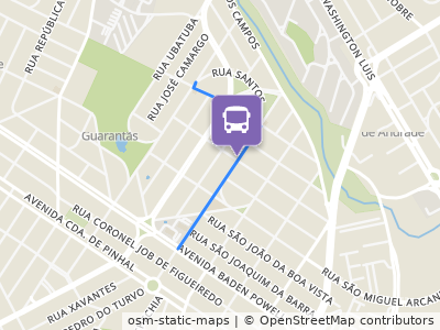 Mapa da parada