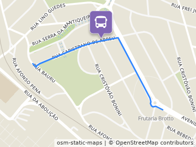 Mapa da parada