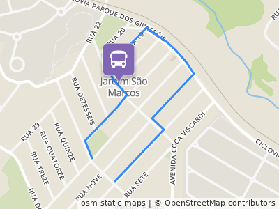 Mapa da parada
