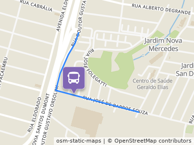 Mapa da parada