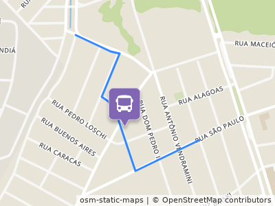 Mapa da parada