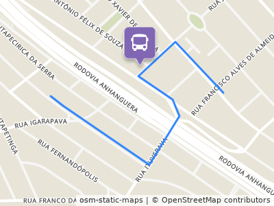 Mapa da parada