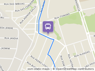 Mapa da parada