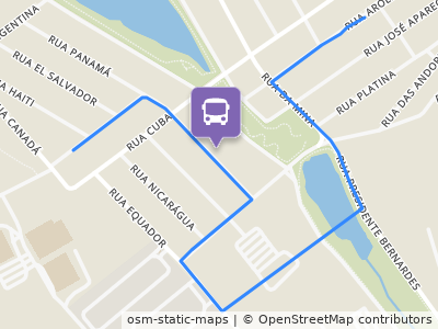 Mapa da parada