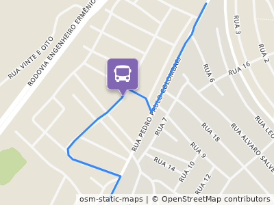 Mapa da parada