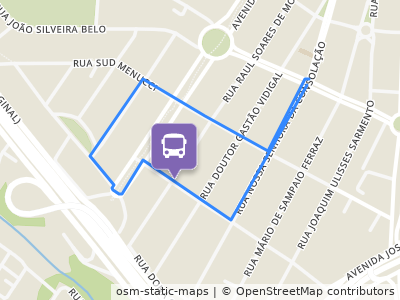 Mapa da parada