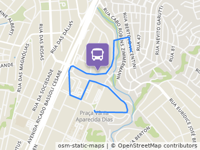 Mapa da parada