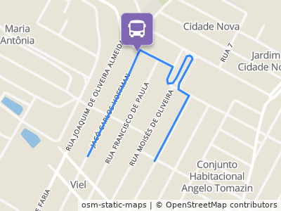 Mapa da parada