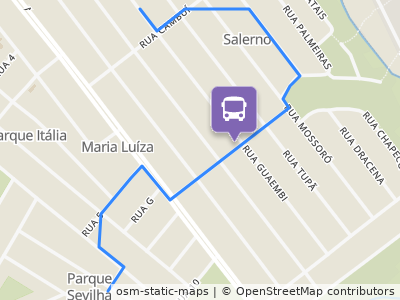Mapa da parada