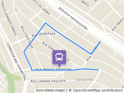 Mapa da parada