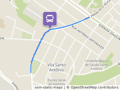 Mapa da parada