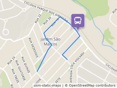 Mapa da parada