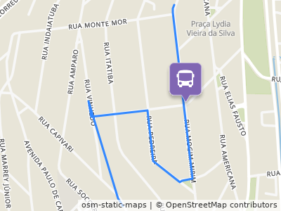 Mapa da parada