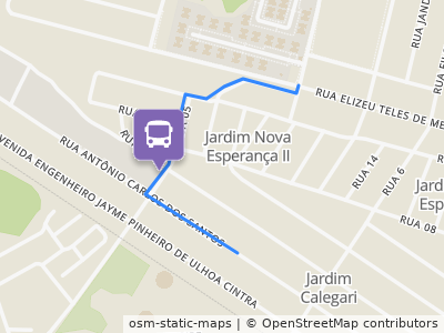 Mapa da parada