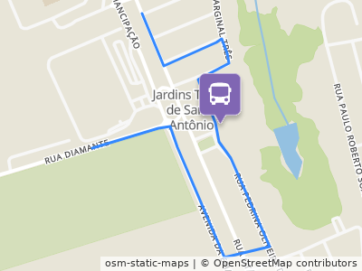 Mapa da parada