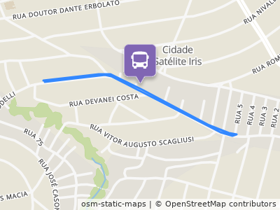 Mapa da parada