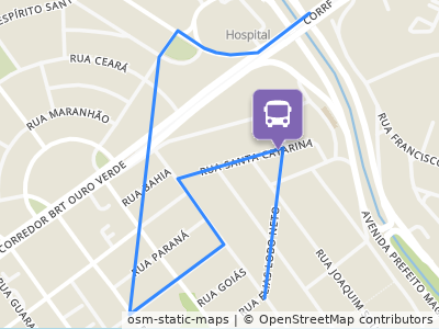 Mapa da parada