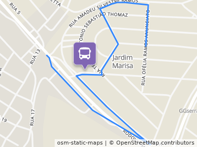 Mapa da parada