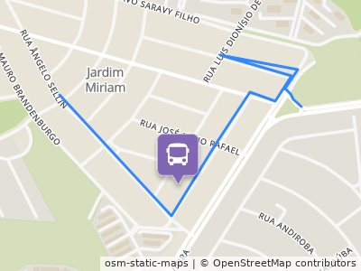 Mapa da parada