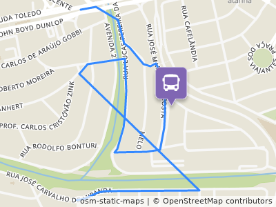 Mapa da parada