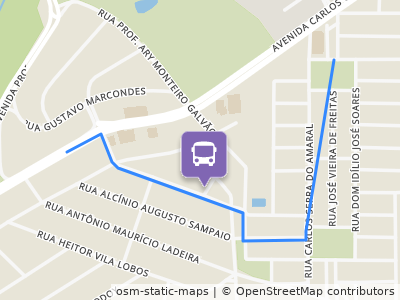 Mapa da parada