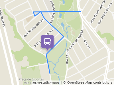 Mapa da parada