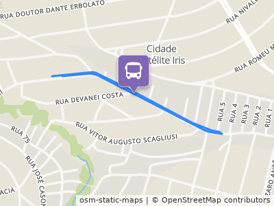Mapa da parada