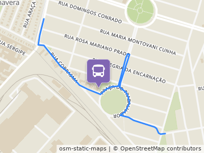 Mapa da parada
