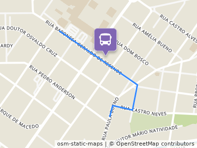 Mapa da parada
