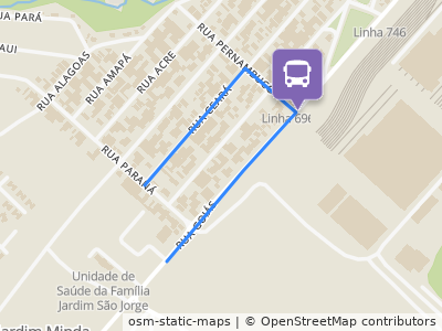 Mapa da parada