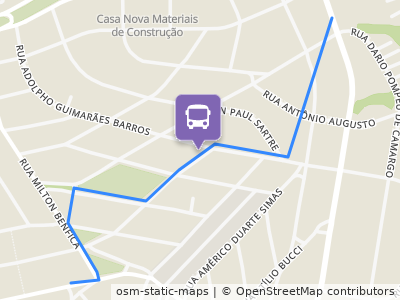 Mapa da parada
