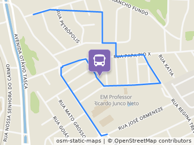 Mapa da parada