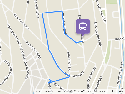 Mapa da parada