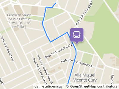 Mapa da parada