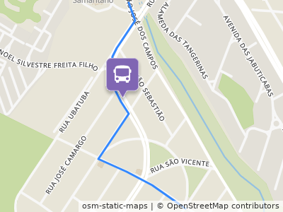 Mapa da parada