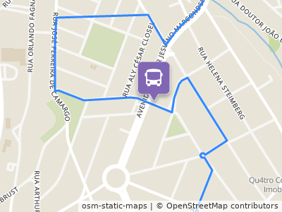 Mapa da parada