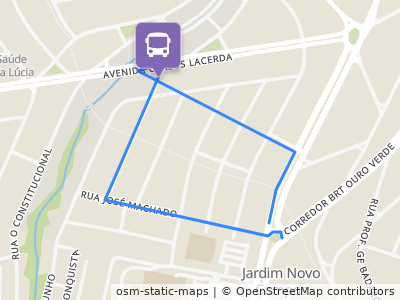 Mapa da parada