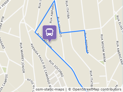 Mapa da parada