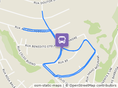 Mapa da parada