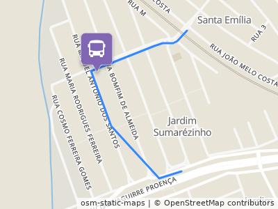 Mapa da parada
