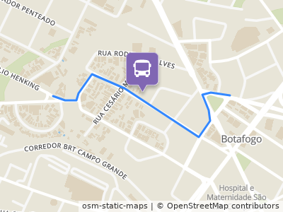 Mapa da parada