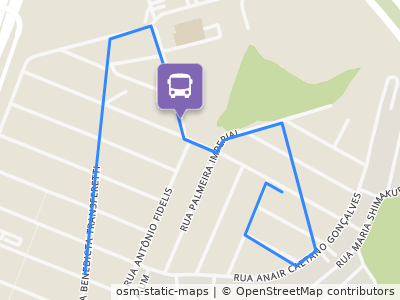 Mapa da parada