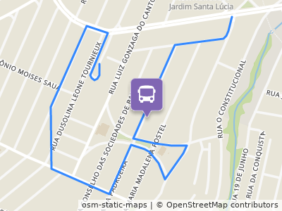 Mapa da parada