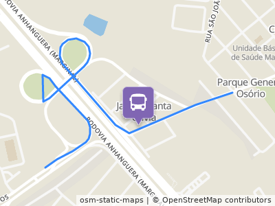 Mapa da parada