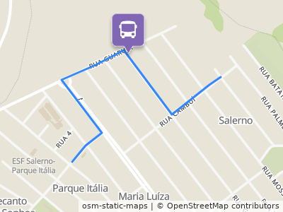 Mapa da parada