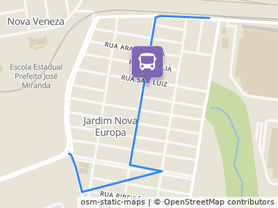 Mapa da parada