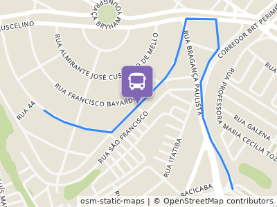 Mapa da parada